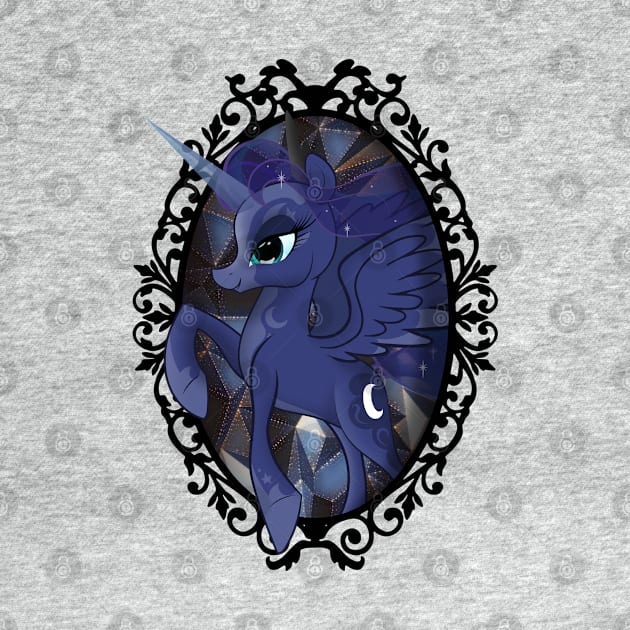 My Little Pony Princess Luna Mirror V2 by SketchedCrow